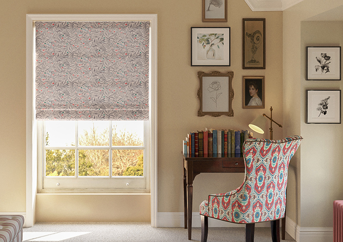Malory, Charcoal - Roman Blind - Image 3